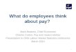 What do employees think about pay