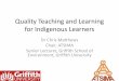 Connect with Maths: Quality teaching and learning for Indigenous learners