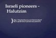 Israeli pioneers -  Halutzim