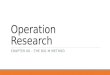 The Big M Method - Operation Research