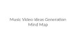 Music video ideas generation mind map powerpoint