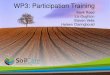 Stakeholder participation training for the EU SOILCARE project