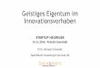 Geistiges Eigentum in Innovationsvorhaben  - Tailor Patent, 14.11. 2016, Eisenstadt