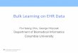 Bulk Learning on EHR Data