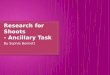 Research for shoots ancillary task