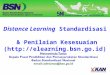 Pengembangan Sistem Pembelajaran Jarak Jauh Standardisasi