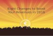 Eight Changes to Boost Your Revenues in 2016