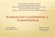 Evaluacion cualitativa y cuantitativa