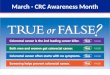 Colon cancer awareness