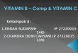 vitamin yang larut air (B comp danC)