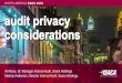 2016 ISACA NACACS - Audit Privacy Considerations