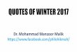Quotes of winter 2017