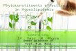 antihyper lipidemia & plantcons