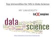 TOP UNIVERSITIES IN US FOR MS IN DATA SCIENCE