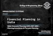 GDP, MDG...Five Year planning in india