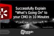 Successfully Explain "What's going on" to your CMO in 10 minutes final
