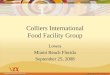 Colliers International - Food Facility Group