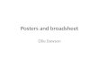 Posters and broadsheet