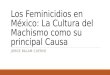 Los feminicidios en México: La cultura del Machismo como principal causa