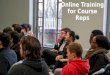 Online course rep training