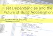 Test Dependencies and the Future of Build Acceleration