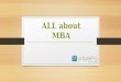 All about MBA Entrance Exam