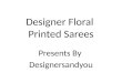 Designer Sarees Designs | Latest Half n Half Saree Style Best Indian Sari Blouse - DesignersAndYou