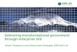 Delivering Transformational Government through Enterprise GIS