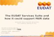 How EUDAT services support FAIR data - IDCC 2017