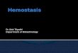 Hemostasis : Blood clotting