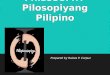2015 filipino philosophy