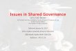 Issues in Shared Governance