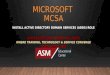 Microsoft MCSA - Install active directory domain services (adds) role