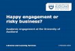University of Auckland and Academic Engagement