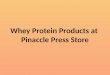 Pinnacle Press Store - Whey Protein Powder