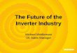 The Future of the PV Inverter Market