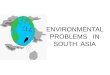 Environmental problems   in south  asia
