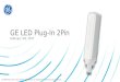 GE LED Plug-in 2Pin - Product Presentation