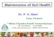 Maintenance of Soil Health