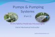 Pumps and pumping systems Part-2