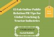 15 fab online public relation pr tips for global trucking & tractor industries