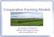 Considerations for Cooperation: Cooperative Farming Models