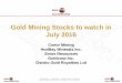 Gold Mining Stocks 2016