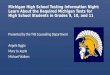 Michigan High School Testing Information Night
