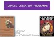 10.tobacco cessation programme