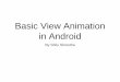 Basic Android Animation