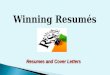 Winning Resumes slides (brief)