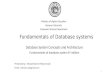 Fundamentals of database system - Database System Concepts and Architecture