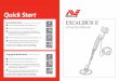 Instruction Manual Minelab  Excalibur II Metal Detector English Language  manual 110414 (web)