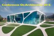 Conferences on architecture 2016